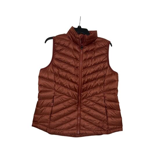 32° Heat Ultralight Down Puffer Vest Medium Rust Brown New Outdoor Layering - Picture 1 of 12